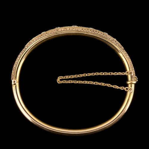 Vintage Sapphire, Diamond Bangle2