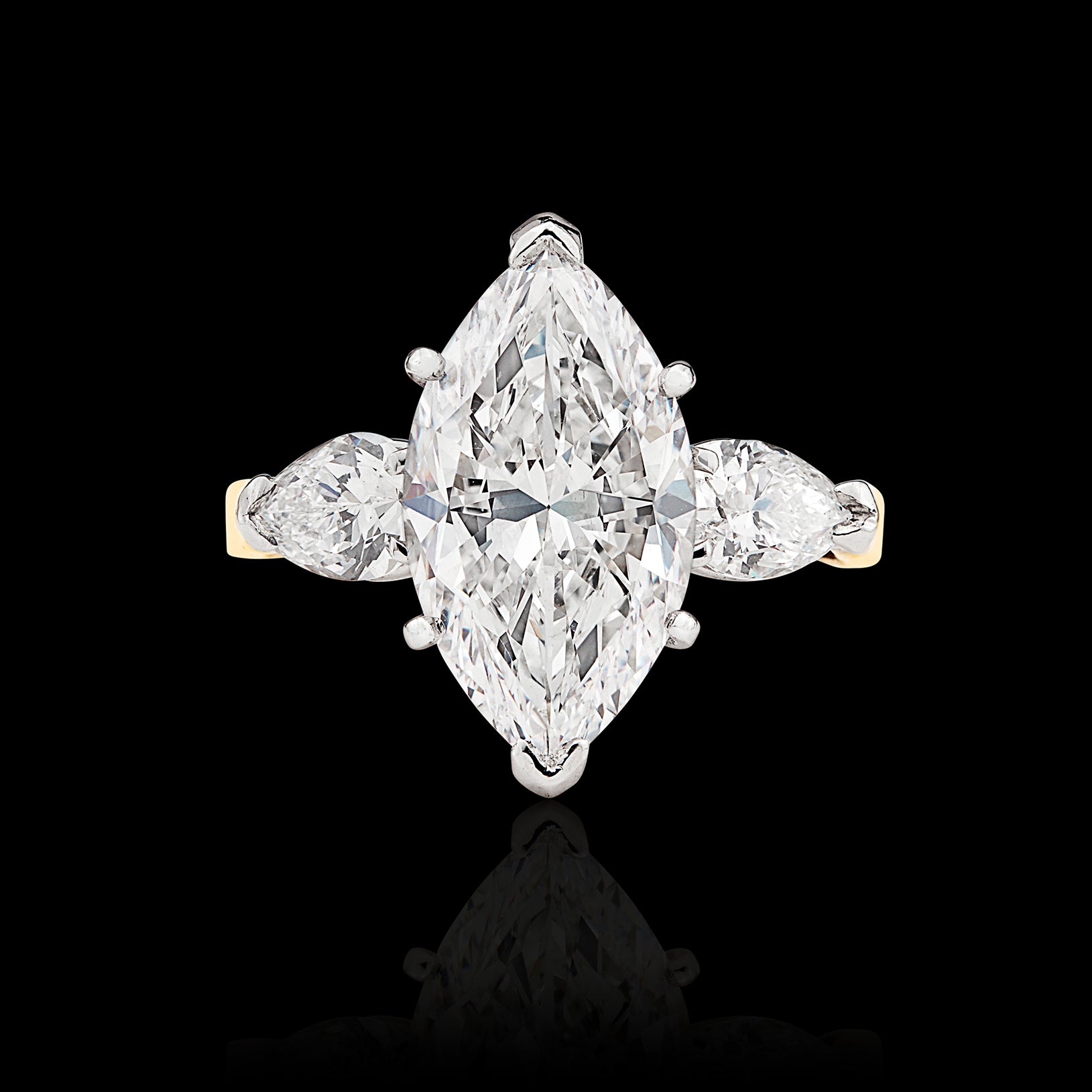 Tiffany marquise diamond ring Clearance