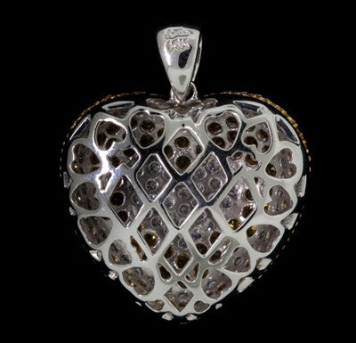 Yellow Sapphire & Diamond Heart1