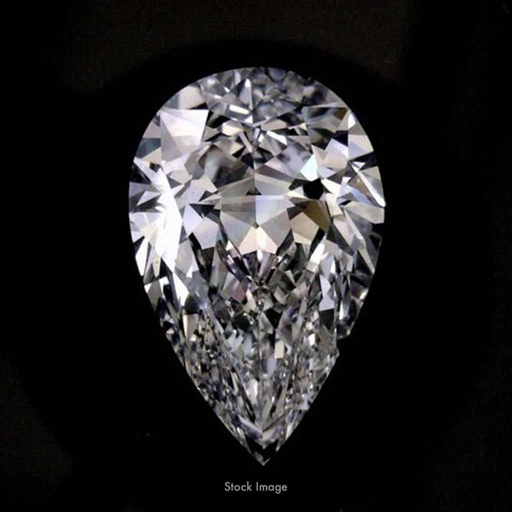 3.01 carat GIA J/SI2 Pear Shaped Diamond