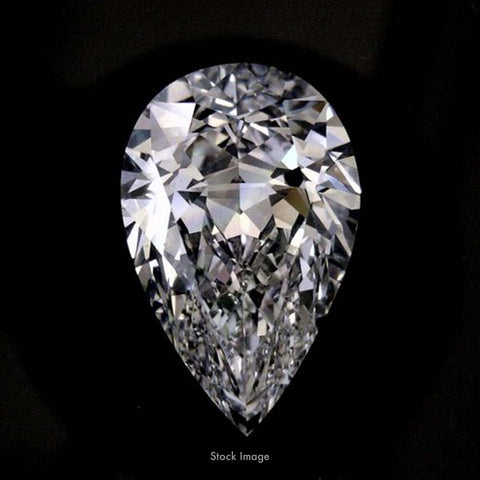 3.01 carat GIA J/SI2 Pear Shaped Diamond